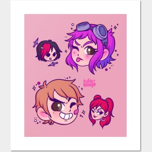 Scott Pilgrim Fanart by Anshiehoop Posters and Art